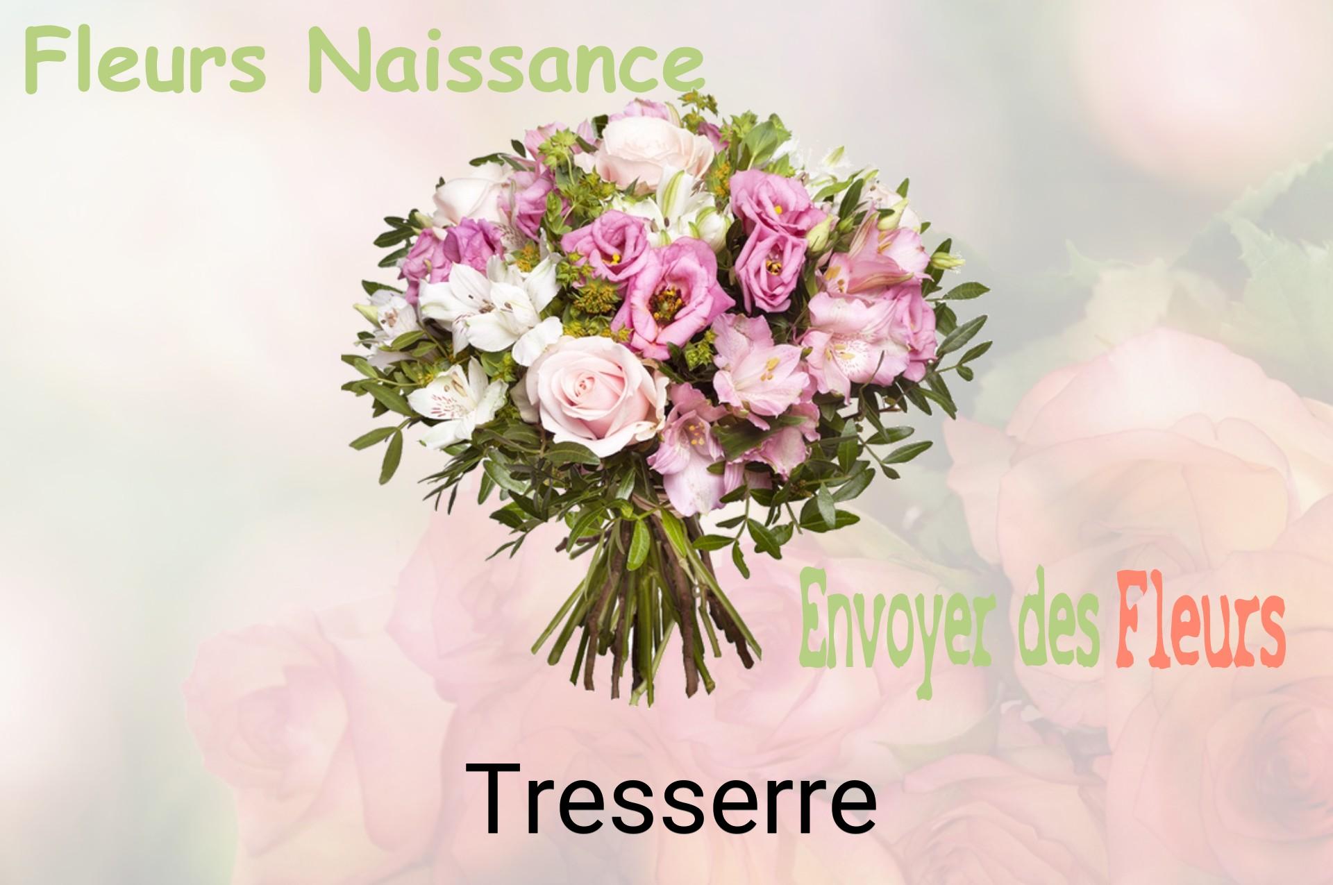 Bouquet de fleurs de naissance livré à Tresserre